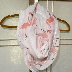 5/$25 Fun flamingo infinity scarf